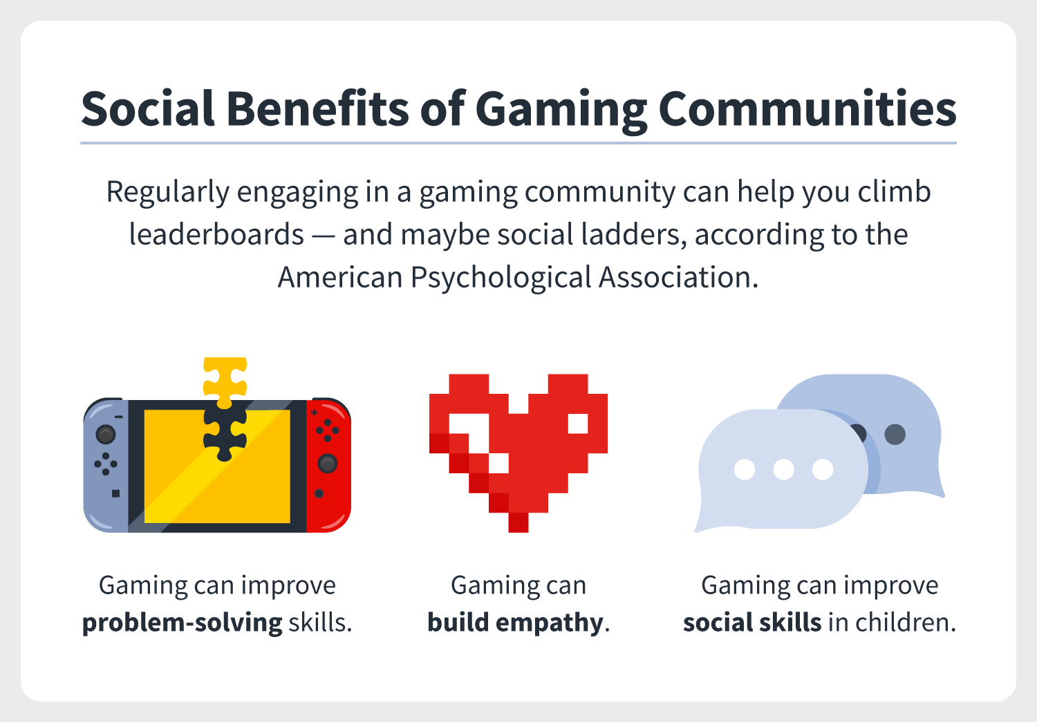 social benefits of gaming communities