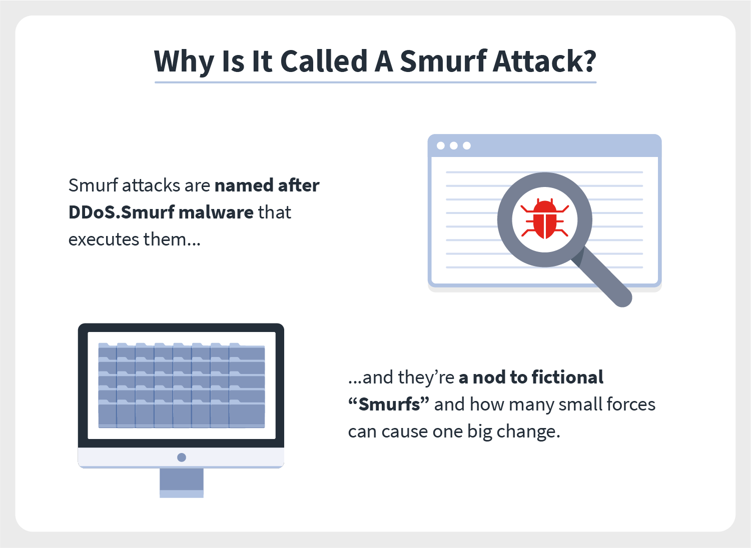 Why is it called a smurf attack