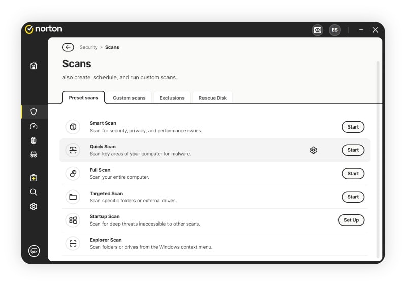 A screenshot showing how to scan for malware after installing an unverified app on Mac.