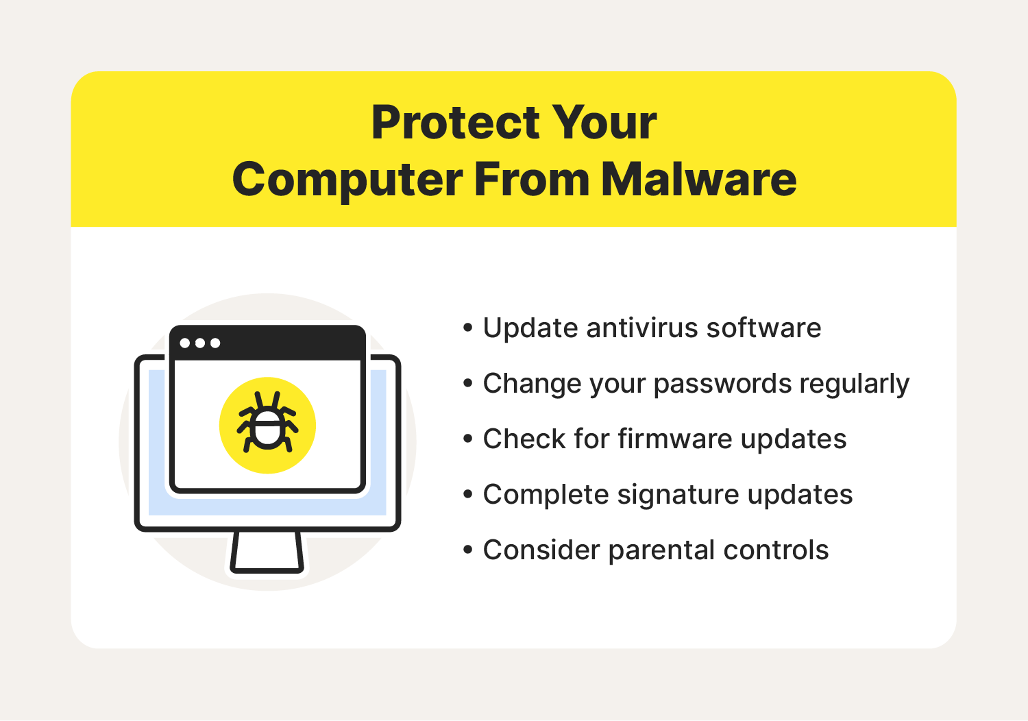 Protect your computer from malware
