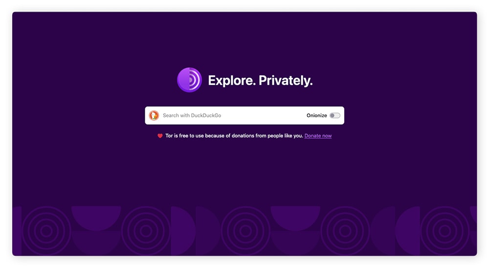 You can access dark web links on the Tor Browser.