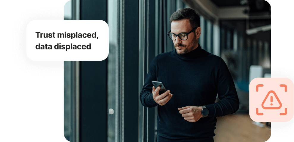 Trust misplaced, data displaced