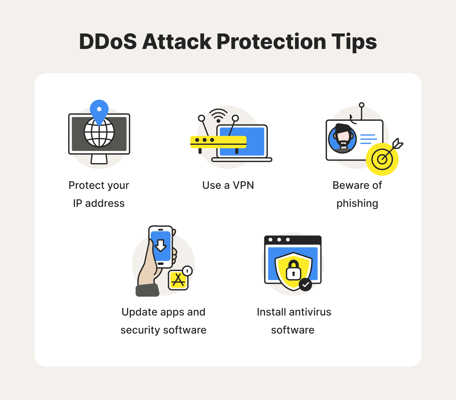 ddos attack protection tips