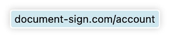 A screenshot showing a fake link in an email.