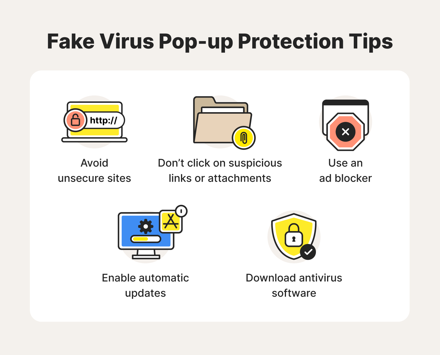 fake virus pop up protection tips
