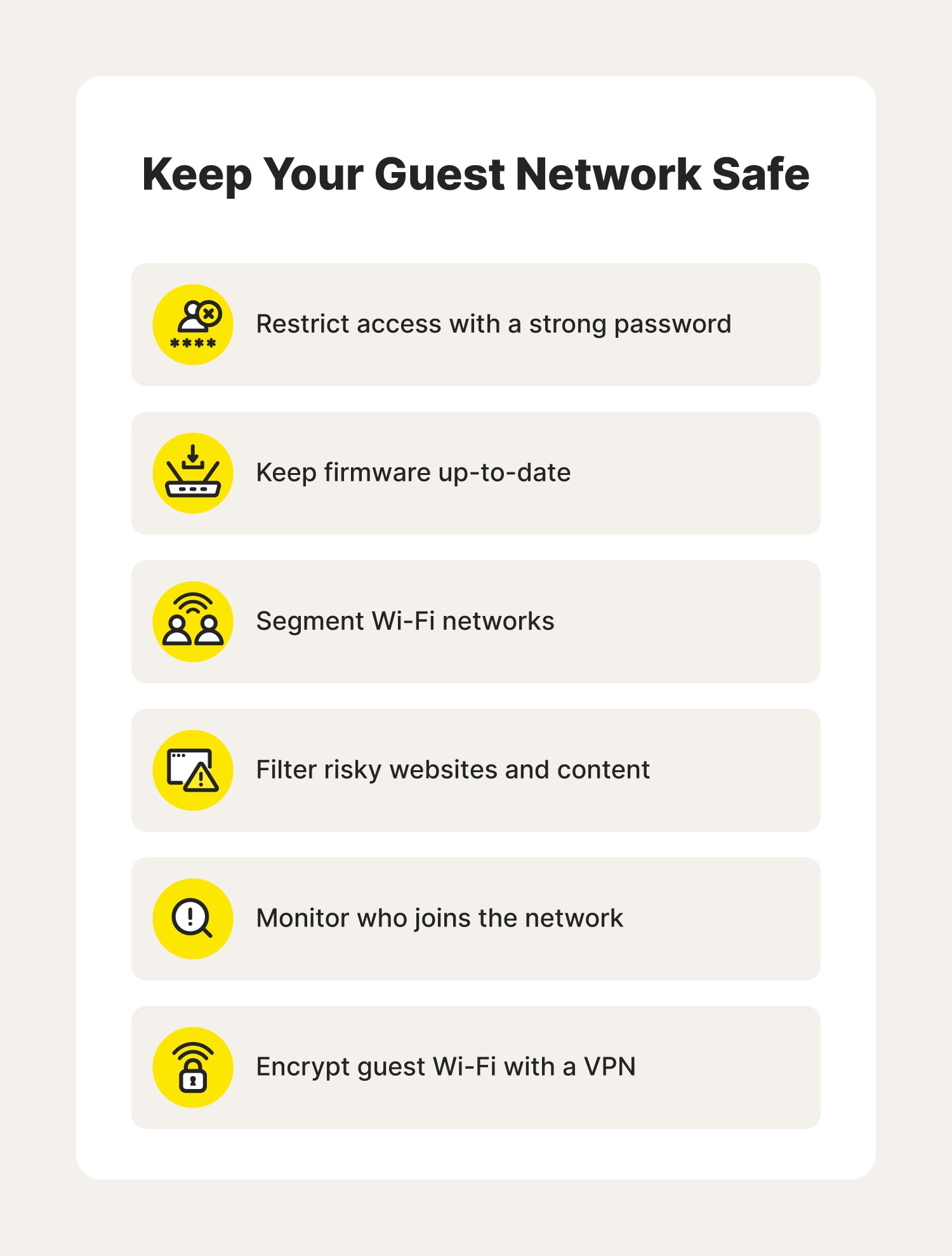 Strategies to keep guest Wi-Fi networks safe from hackers.