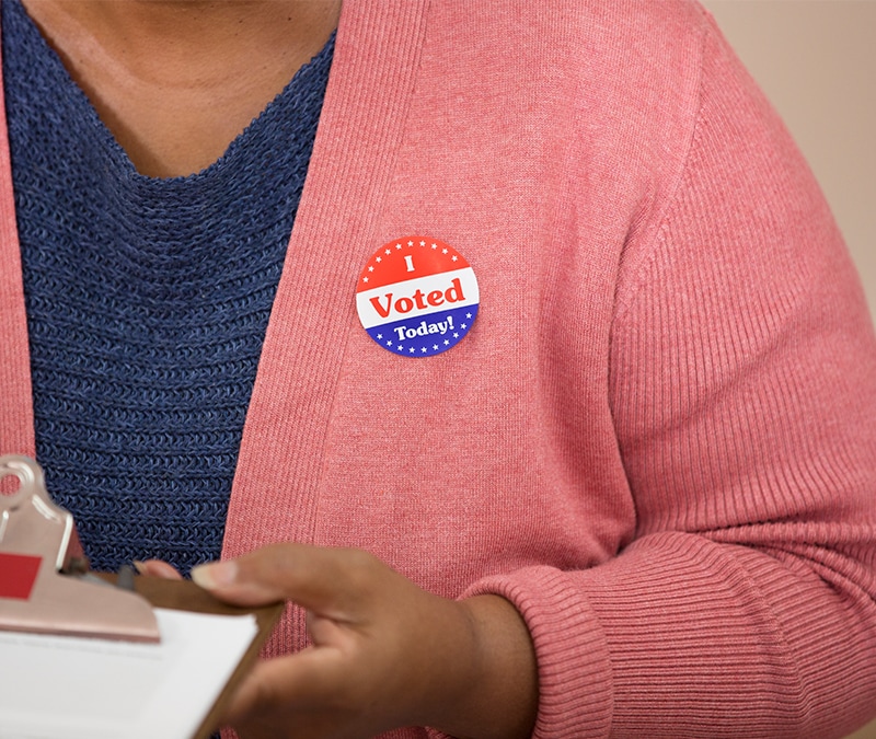 A person who voted expecting their vote to be counted.