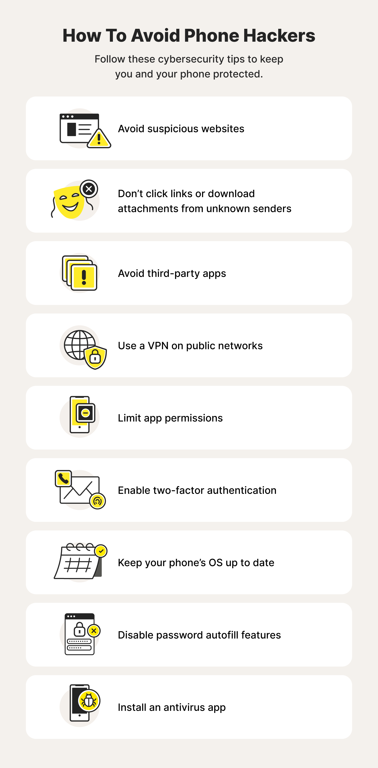 How to avoid phone hacker