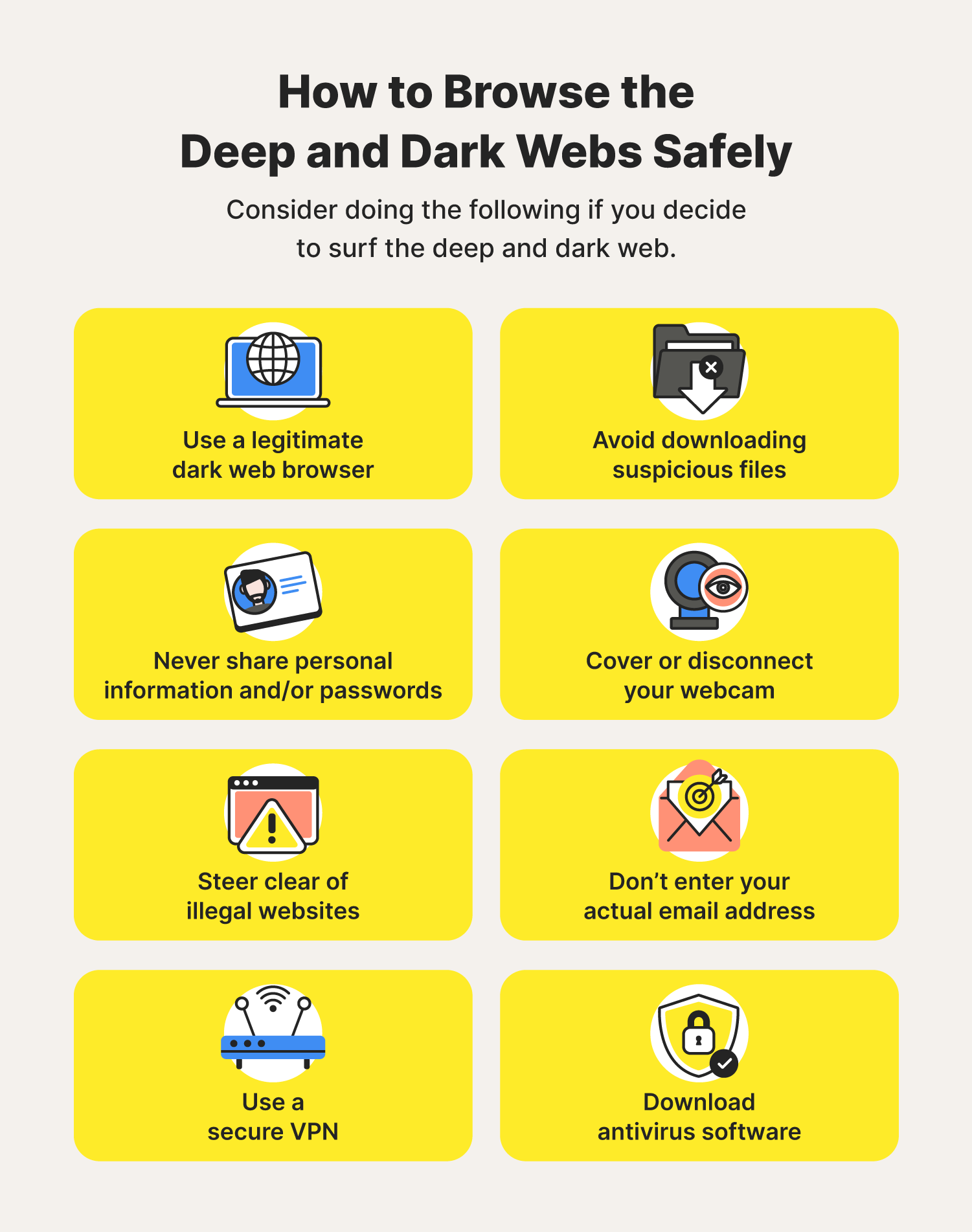 how to browse deep and dark webs safely
