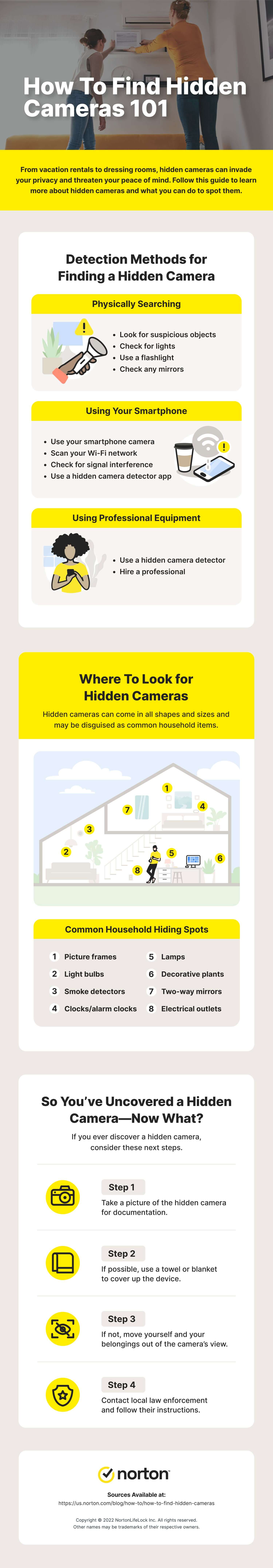 How to find hidden cameras