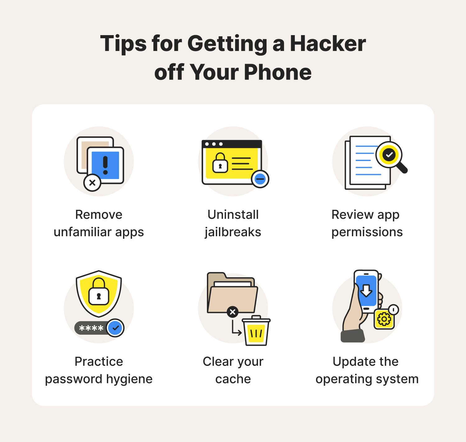 How to remove a hacker from my phone
