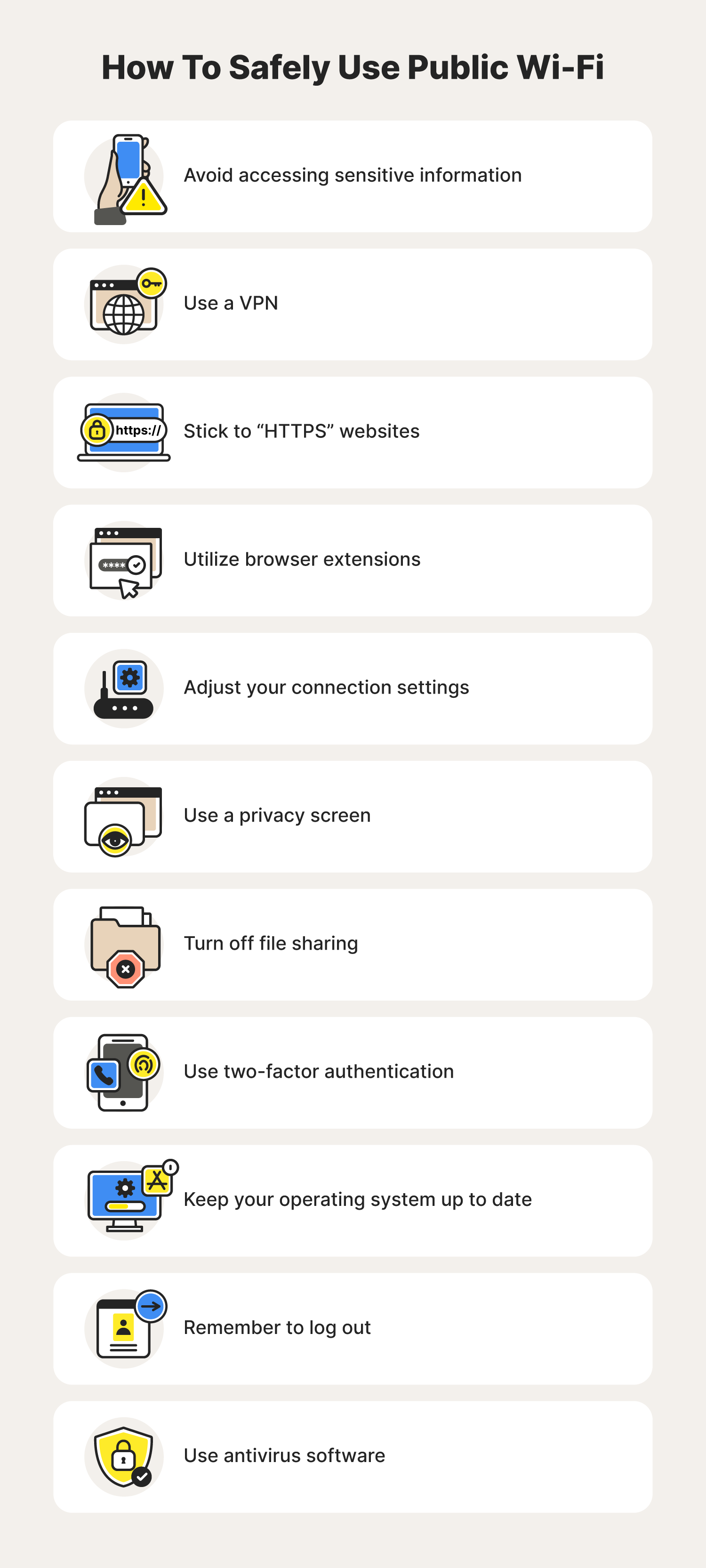 How to Stay Safe on Public Wi-Fi