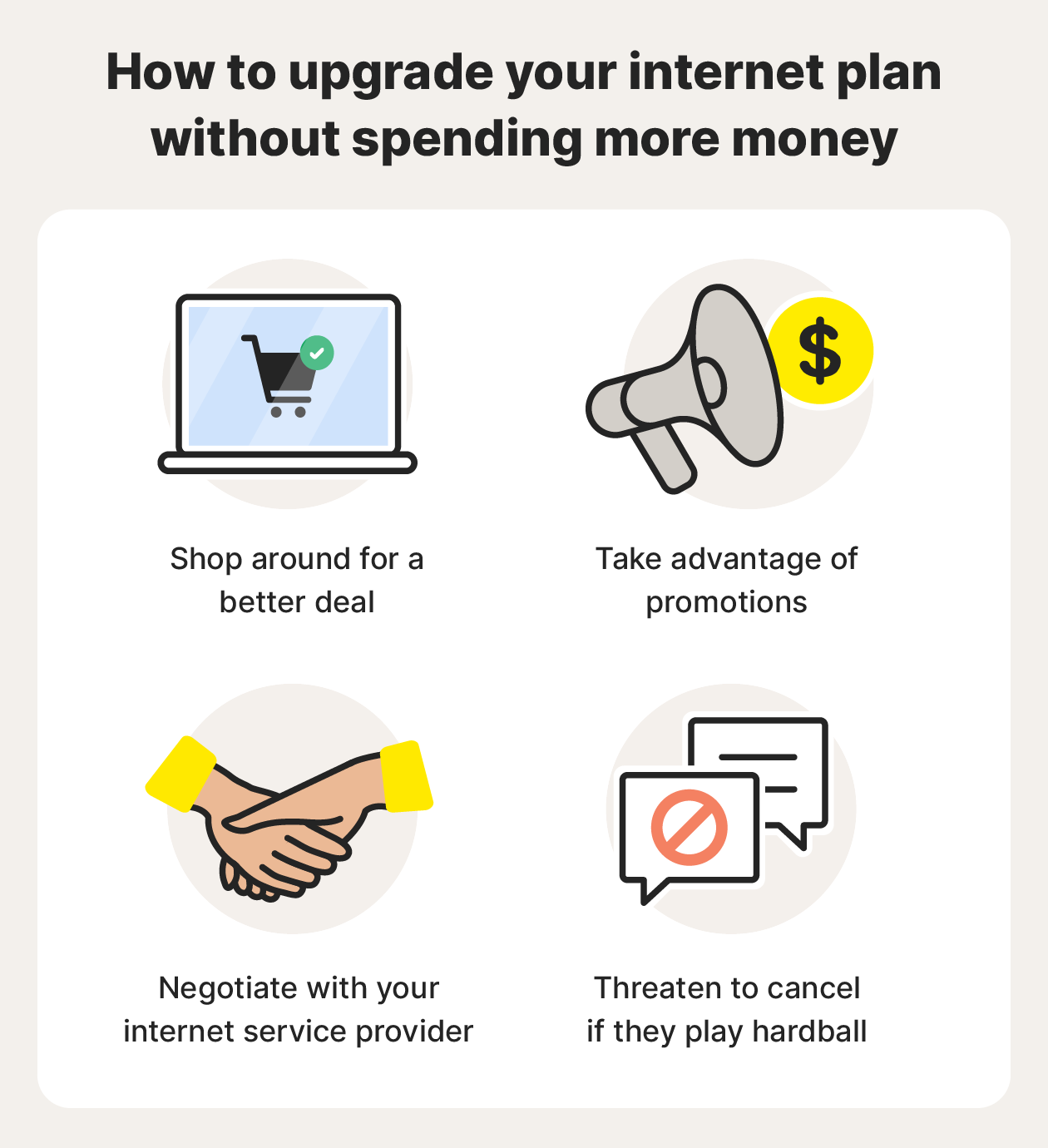  Tips for upgrading your internet plan without spending more money.