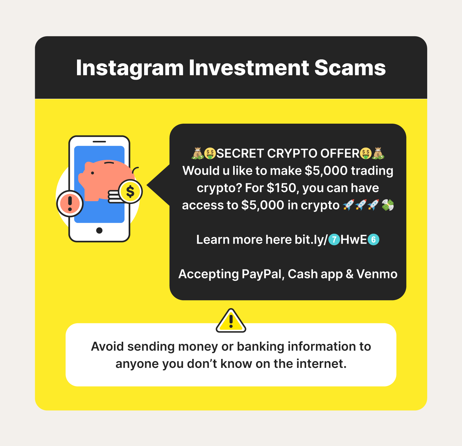 crypto scams on instagram