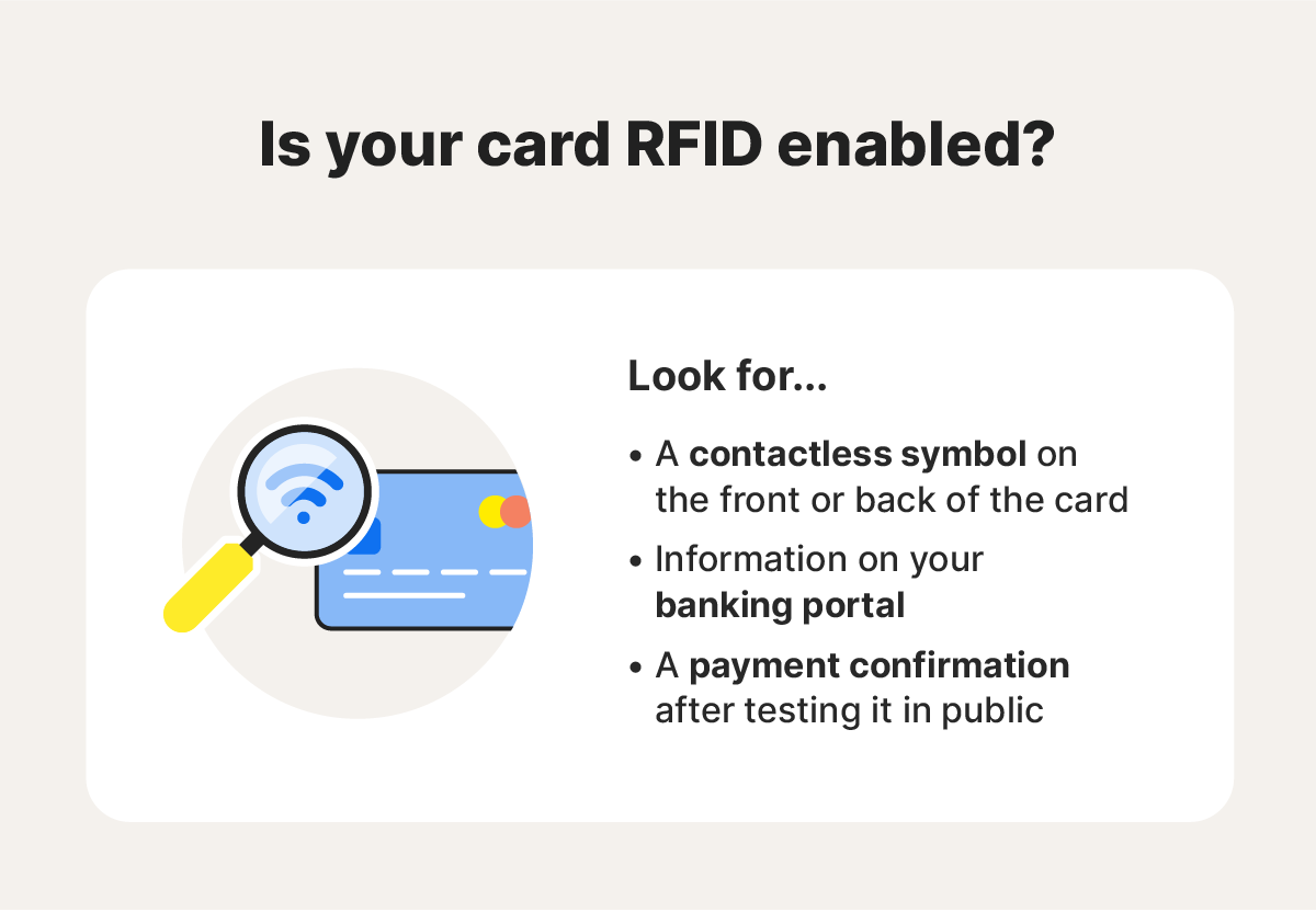 How to tell if your credit card has RFID.