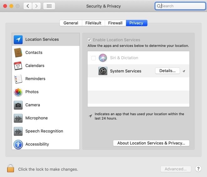 Camera Settings on a Mac