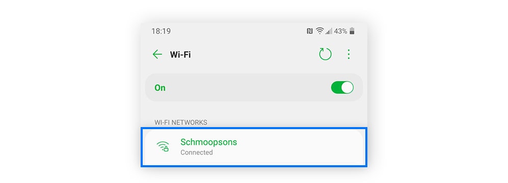 Finding the SSID of your current network connection on Android.