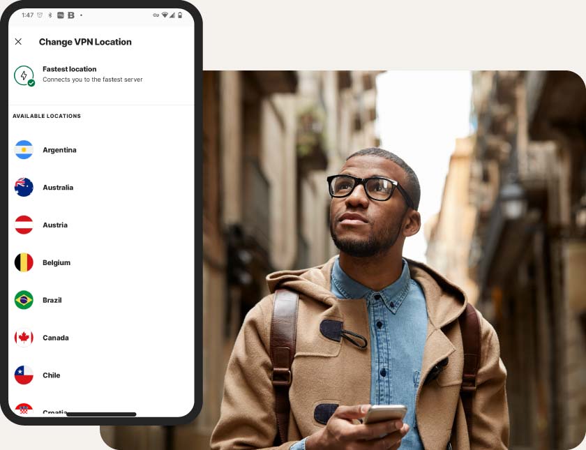 A man puts his trust in Norton’s strict no-log policy.