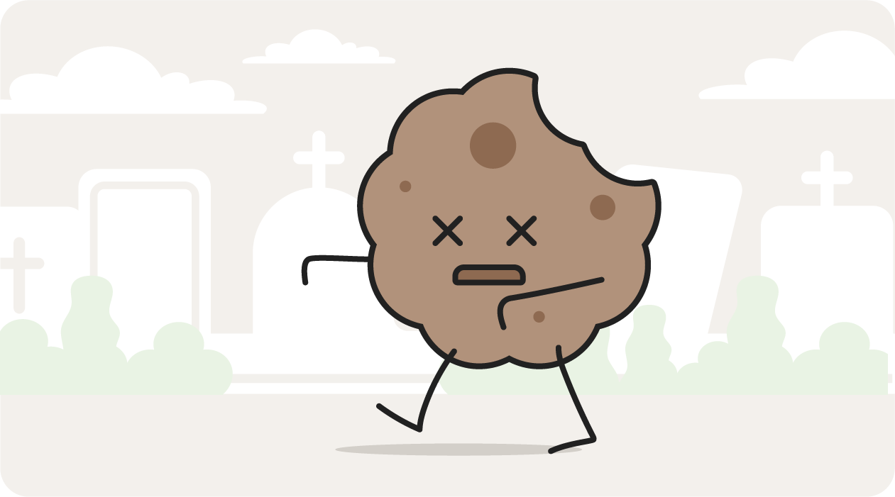 An illustration depicting "zombie" computer cookies.