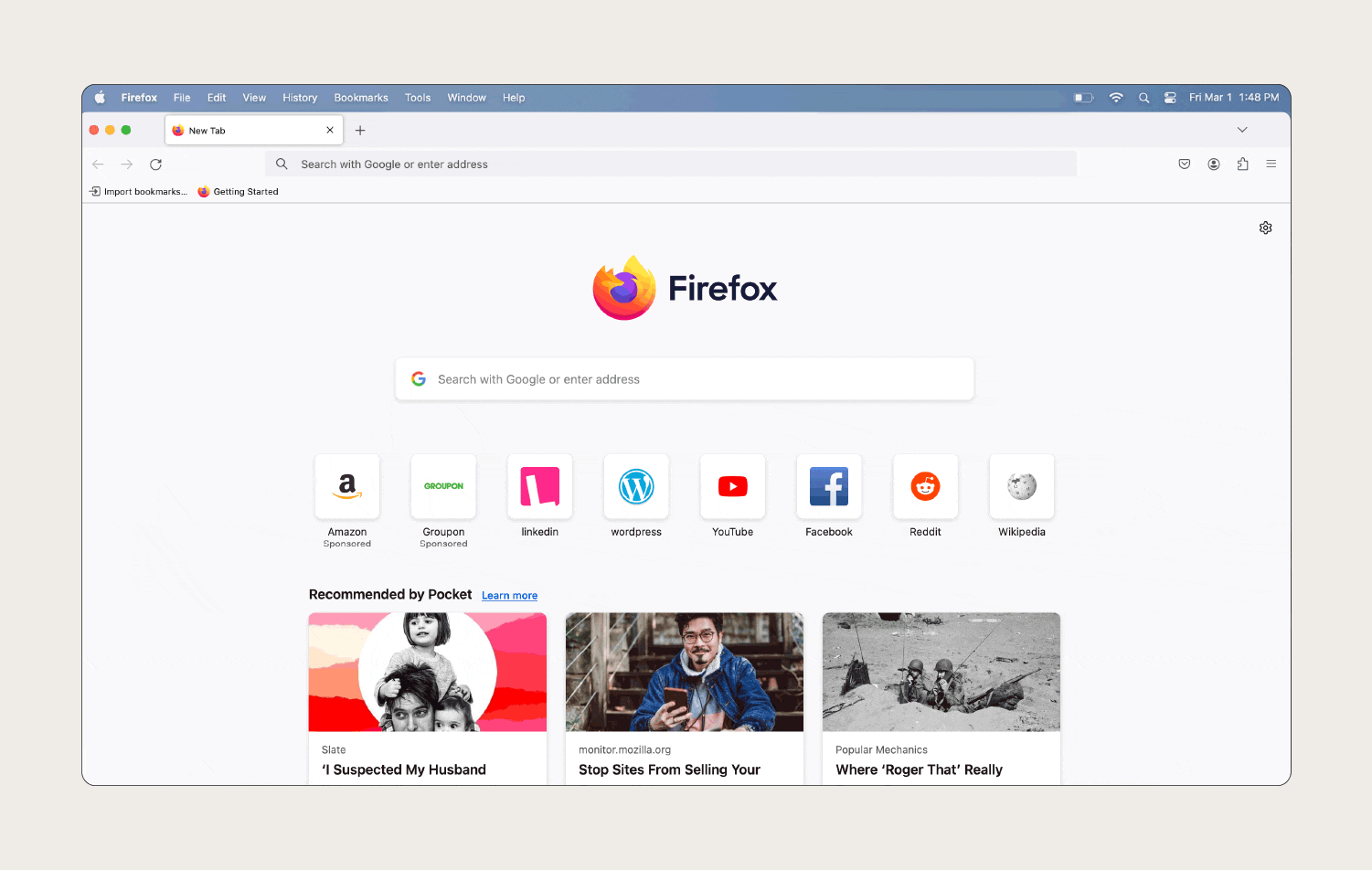 A desktop view showing how to use Firefox’s Private Browsing feature.