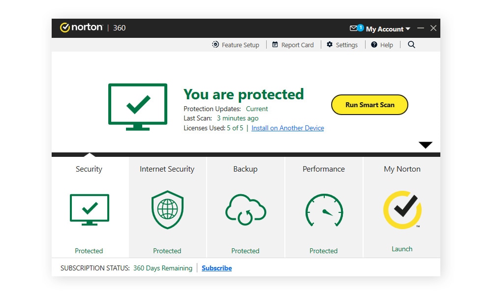 Norton 360 Deluxe will help keep malware off your PC that's causing CPU fan noise