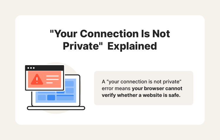 Fix Your connection is not privateAttackers might be trying to steal your  information 